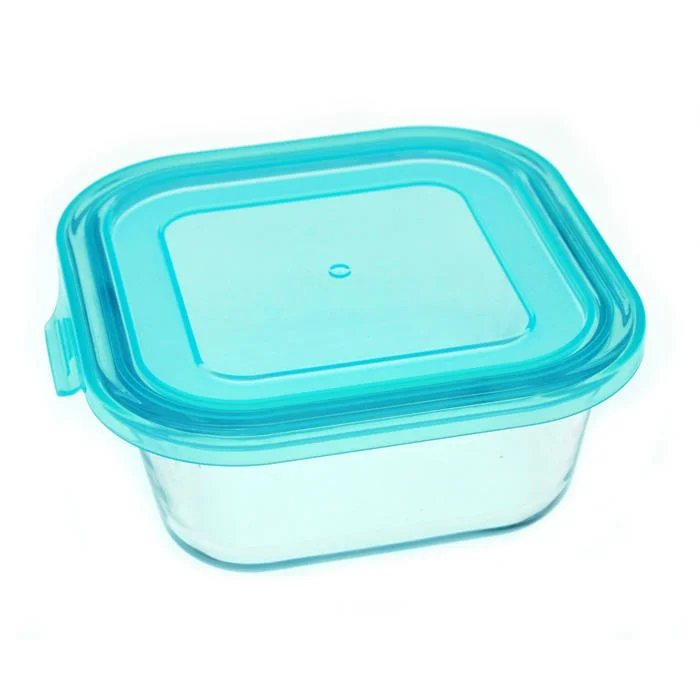 1230ml Home Lunch Box Microwave Borosilicate Glass Bowl Glass Crisper with Cover