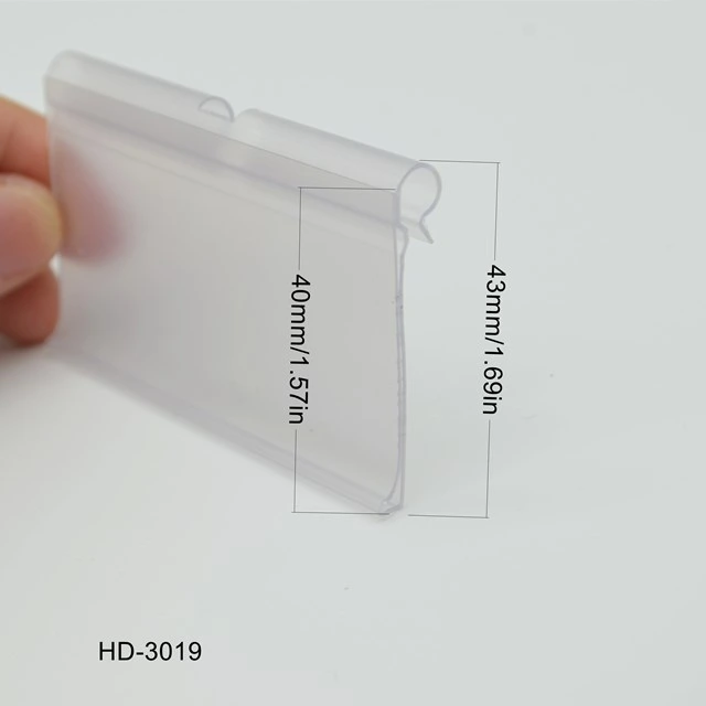 Data Strip Plastic Price Hook