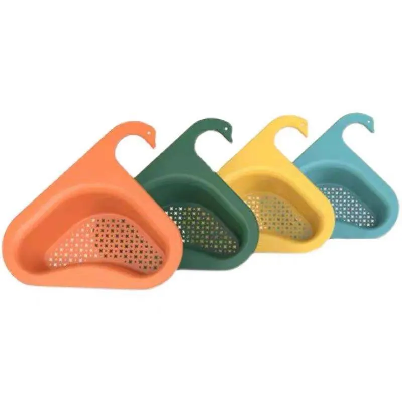 Multifunctional Kitchen Triangle Sink Filter Sink Accessories Strainer Swan Drain Basket