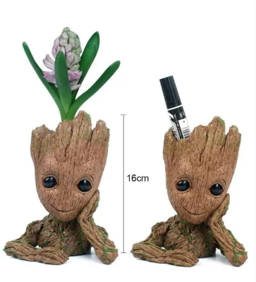 Tree Man Pflanzgefäß, Baby Groot Stifthalter